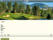 Tablet Screenshot of okanagangolfclub.com